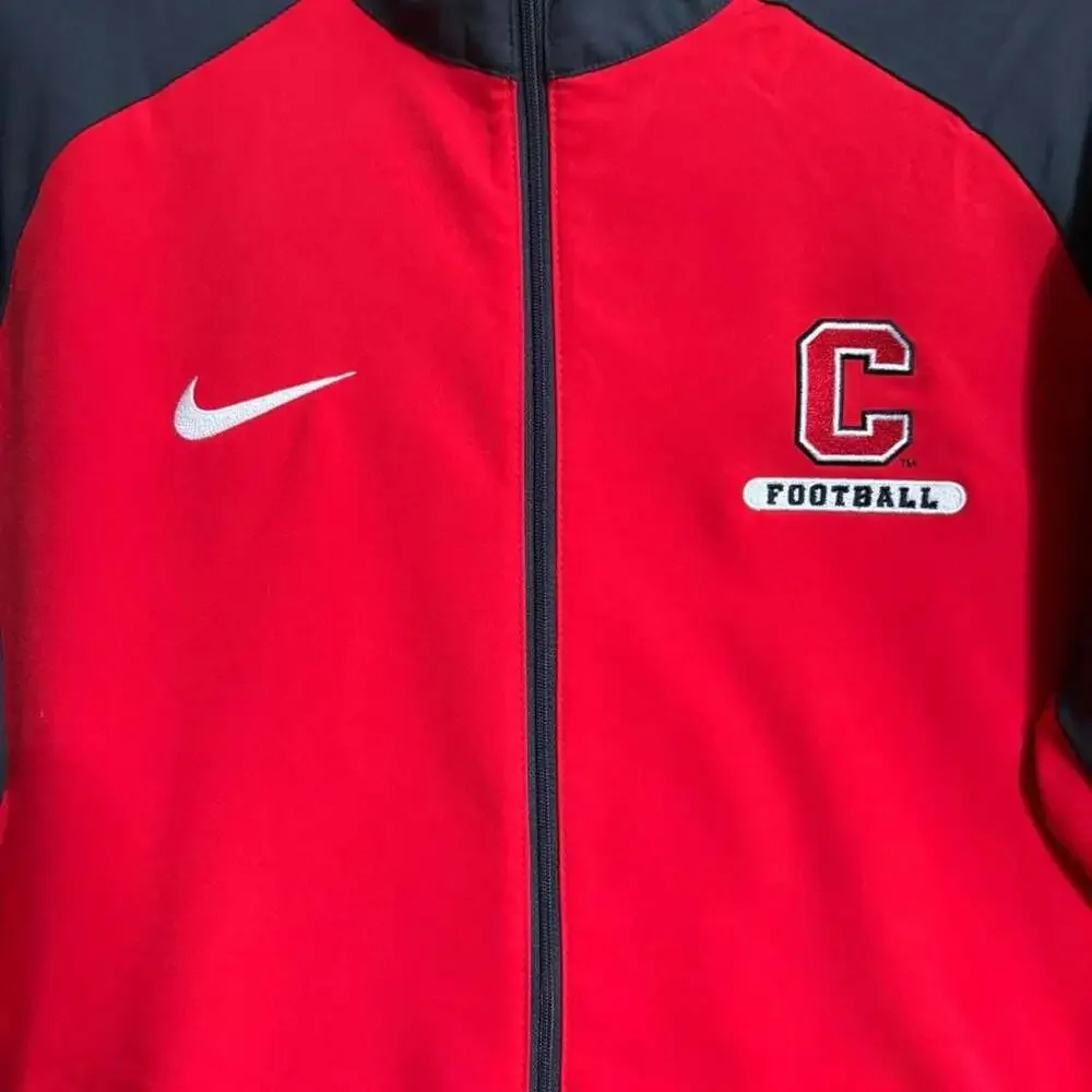 Nike Dri-FIT Football Performance Full-Zip Track Jacket Red Black Size M